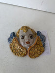 BUSTO ANGELO IN CERAMICA GULINO CALTAGIRONE H8XL10 CM
