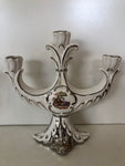 CANDELABRO TRE LUCI IN CERAMICA H25XL20XP4 CM