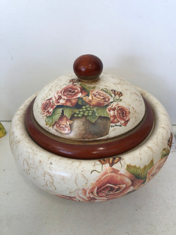 BISCOTTIERA IN CERAMICA VIA VENETO 10XDIAMETRO15 CM