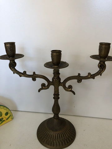 CANDELABRO TRE LUCI H23XL23 CM