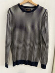 MAGLIONE DAN JOHN TGL BLU/BIANCO A RIGHE UOMO