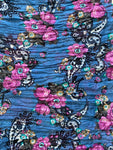 PASHMINA BLU/FUCSIA FANTASIA