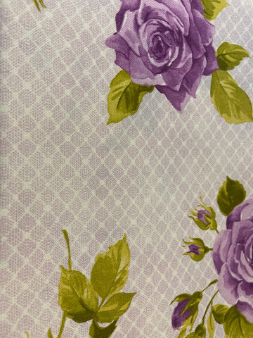 TOVAGLIA L130X220CM COTONE FANTASIA FIORI LILLA