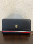 PORTAFOGLIO TOMMY HILFIGER BLU DONNA