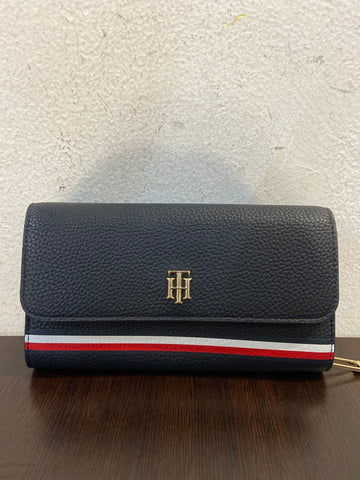 PORTAFOGLIO TOMMY HILFIGER BLU DONNA