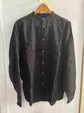 CAMICIA SORBINO TG.L IN LINO NERO