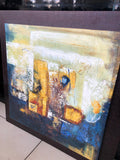 OLIO SU TELA CON CORNICE H72XL70 CM