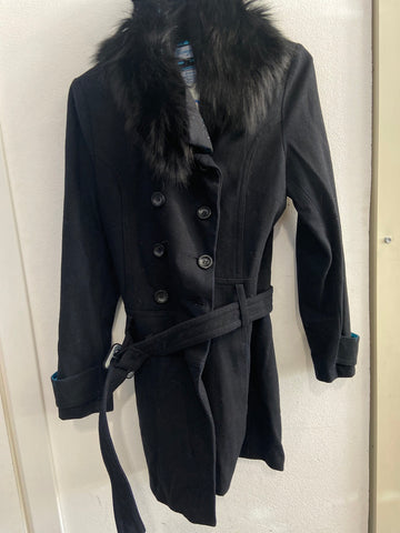 CAPPOTTO RUMJUNGLE TGS NERO C/COLLO PELLICCIA
