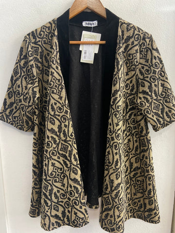 GIACCA AGAPE TGXL DORATO/NERO GLITTER/VELLUTO