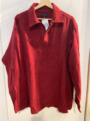 POLO GOOSE&GANDER TGXL ROSSO CALDO COTONE UOMO