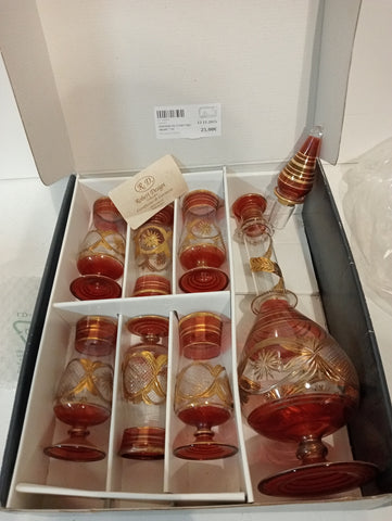 SERVIZIO IN VETRO THE' ARABO 7 PZ