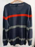 MAGLIONE GUESS TGXL BLU/ROSSO UOMO