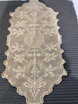 CENTRINO L30X65CM UNCINETTO ECRU'