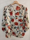 MAGLIA SOHA TGM PANNA FANTASIA FIORI ROSSI