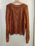 MAGLIONCINO ESSENZA TGM COGNAC LAME'