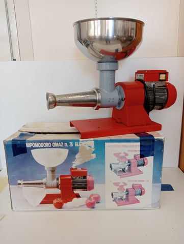 SPREMIPOMODORO ELETTRICO OMAZ ( ACCESSORI ALLA CASSA )