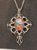 COLLANA C/CIONDOLO CAPODIMONTE