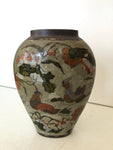 VASO IN METALLO STILE ORIENTALE H15XL10XP2 CM