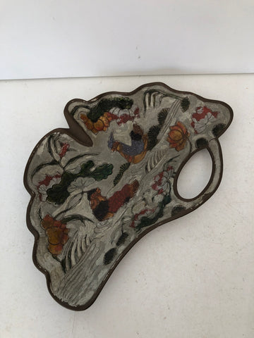 SVUOTATASCHE IN METALLO STILE ORIENTALE H2XDIAMETRO30 CM