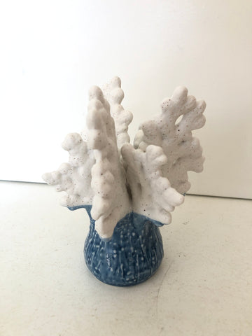 CORALLO IN PORCELLANA H14XDIAMETRO8 CM