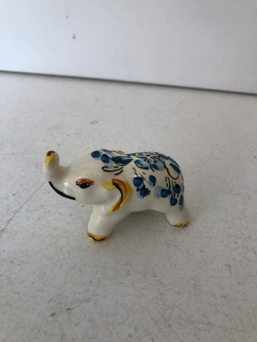 ELEFANTE IN CERAMICA CALTAGIRONE H4XL5XP2 CM