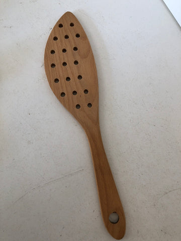 MESTOLO FILTRANTE IN LEGNO H1.5XL37XP8 CM