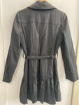 TRENCH BLUGIRL TG42 TESSUTO NERO A PALLONCINO