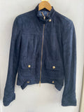 GIUBBINO ELISABETTA FRANCHI TG44 CAMOSCIO BLU