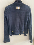 GIUBBINO ELISABETTA FRANCHI TG44 CAMOSCIO BLU