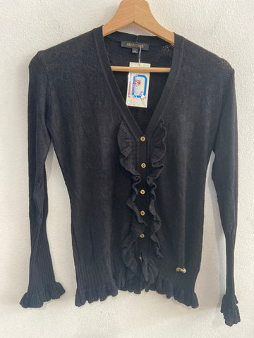 GIACCA ROBERTO CAVALLI TG44 VISCOSA NERO C/ROUGE
