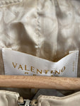 GIUBBINO VALENTINO TG 42 PELLE BEIGE