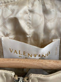 GIUBBINO VALENTINO TG 42 PELLE BEIGE