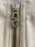 GIUBBINO VALENTINO TG 42 PELLE BEIGE