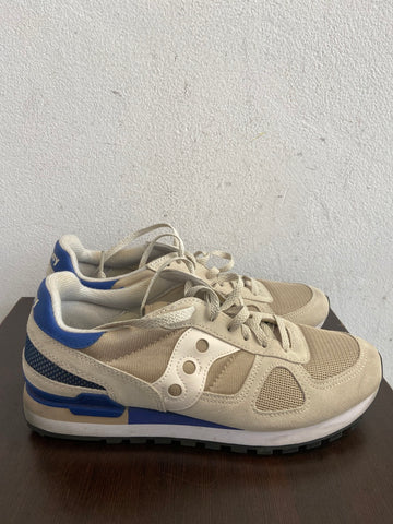 SCARPE SAUCONY TG 44.5 BEIGE/BIANCO