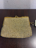 POCHETTE VINTAGE DORATA C/STRASS