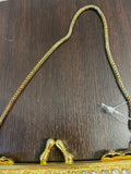 POCHETTE VINTAGE DORATA C/STRASS