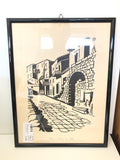 RIPRODUZIONE STAMPA ROCCO CAFISO 30X40