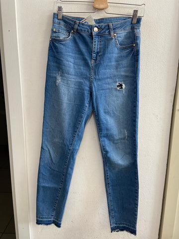 JEANS MOTIVI TG44 BLU C/STRAPPI