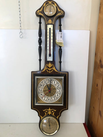 OROLOGIO BAROMETRO DA MURO