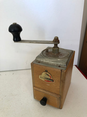 MACINA CAFFE' VINTAGE IN LEGNO E METALLO