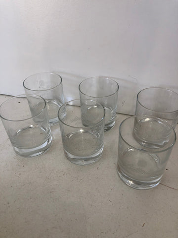 6 BICCHIERI IN VETRO BALLANTINES