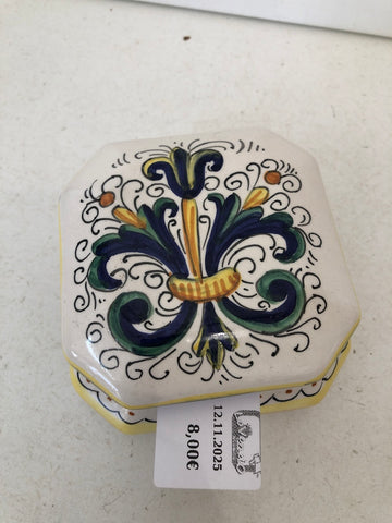 SCATOLA IN CERAMICA DERUTA L11XH7 CM