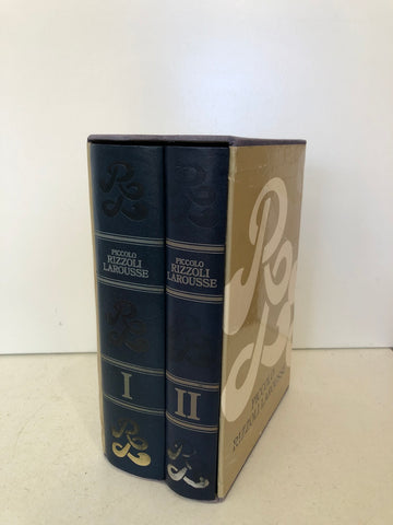 COPPIA VOLUMI DIZIONARIO ENCICLOPEDICO LAROUSSE