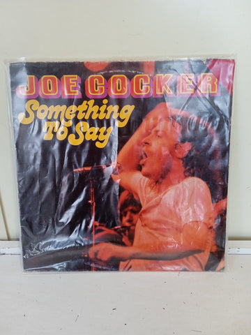 DISCO VINILE LP 33 GIRI SOMETHING TO SAY  - JOE COCKER