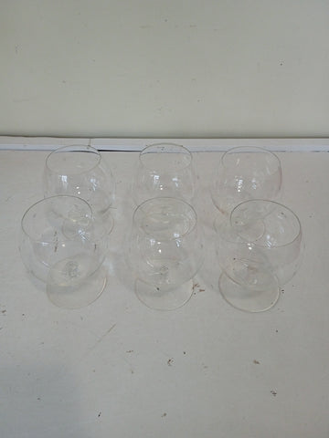 6 BICCHIERI AMARO IN VETRO