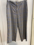 PANTALONE NANEE TG46 SCOZZESE BEIGE/BLU