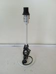 BASE LAMPADA IN METALLO H38XDIAMETRO10 CM