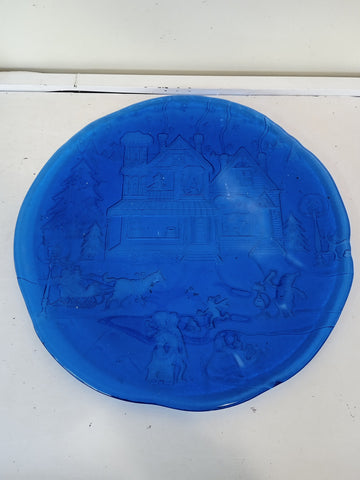 VASSOIO PORTATA AZZURRO DIAMETRO 35 CM