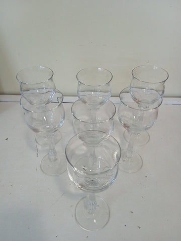 7 BICCHIERI ACQUA IN VETRO