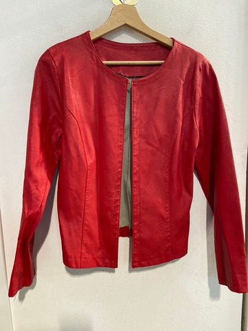 GIACCHINO DONNA TGM ROSSO IN ECOPELLE